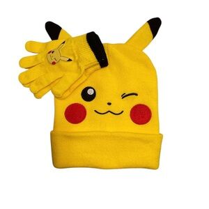 Pokemon Pikachu Kids Hat and Gloves Set
New